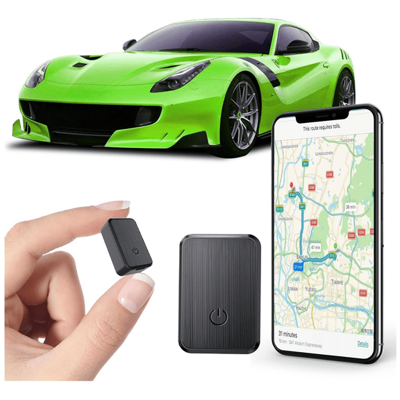 Mini Car GPS Tracker for Vehicles, Magnetic GPS Real Time Car Locator,Full Global Coverage Long Standby GPS Tracker for Vehicle,Person Location, No Subscription/No Monthly Fee