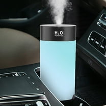 Mini Car Humidifier, USB Powered, 400ml Capacity, Silent Operation, Two Spray Modes, Colorful Night Lights, Portable, Suitable for Car Bedroom Office