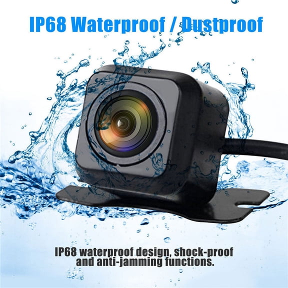 Mini Car Rear View Camera 170 HD Night Waterproof Parking Reverse Cam