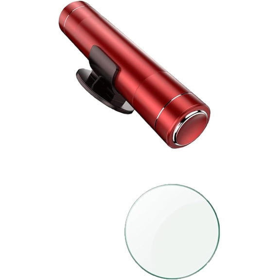 Mini Car Safety Hammer Emergency Escape Tool,One Second Car Window Breaker Seatbelt Cutter,Windows Glass Breaker Safety Hammer for Car Accidents,Safety(Red)