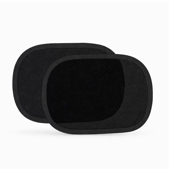 Mini Car Side Window Sun Shade - Compact High-Density Mesh UV Protector - Small Flexible Sun Glare Blocker - Does Not Block Side Mirrors - Universal Fit for All Vehicles