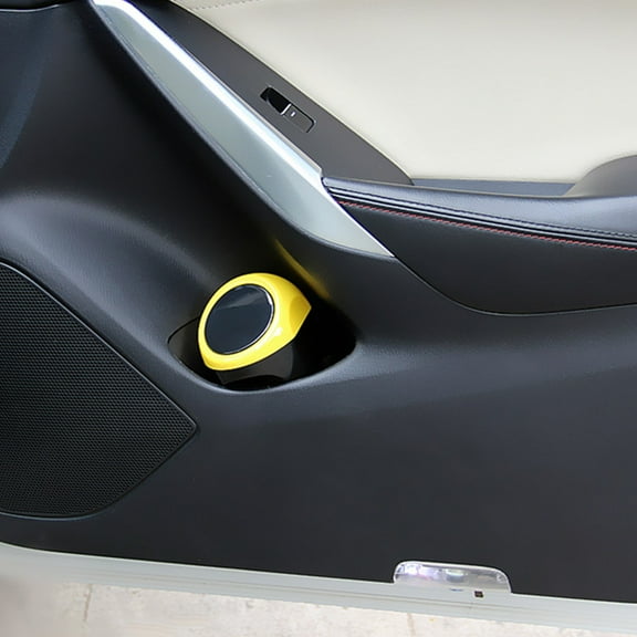 Yuva Car Trash Can Portable Push-Open Lid Anti-Tilt Locking 1-Pack