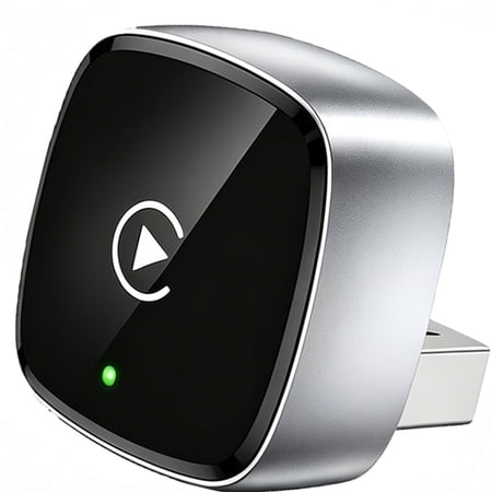 Mini CarPlay Dongle, Wireless Adapter for iPhone iOS 10+, No Delay Auto-Connect, Convert Factory Wired to Wireless for 2026 Cars, USB-A/Type-C, Compatible with iPhone 6+