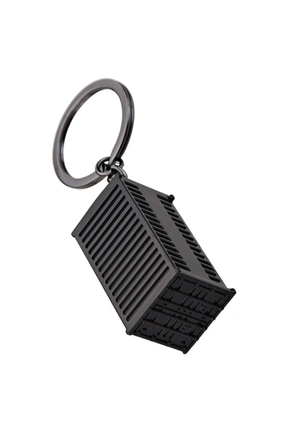Mini Cargo Container Keychain Alloy Made Multipurpose Gift For Men Women