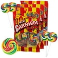 thumbnail image 1 of Mini Carnival Lollipops, Birthday Party Candy, Pack of 3, 2.9 Ounces per Bag, 1 of 6