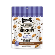 Three Dog Bakery Mini Carob Chip Cookies, 8 oz Crunchy Treats for Dogs
