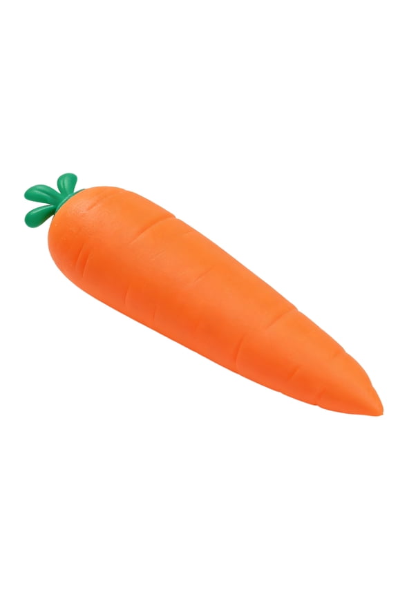 Mini Carrot-Shaped 0.5-Inch Stress Relief Toy Ultra-Compact Portable Squeeze Toy Perfect for Kids, Teens, and Adults Keychain Accessory for On-the-Go Gifting Mini Fidget Toy Carrot Keychain