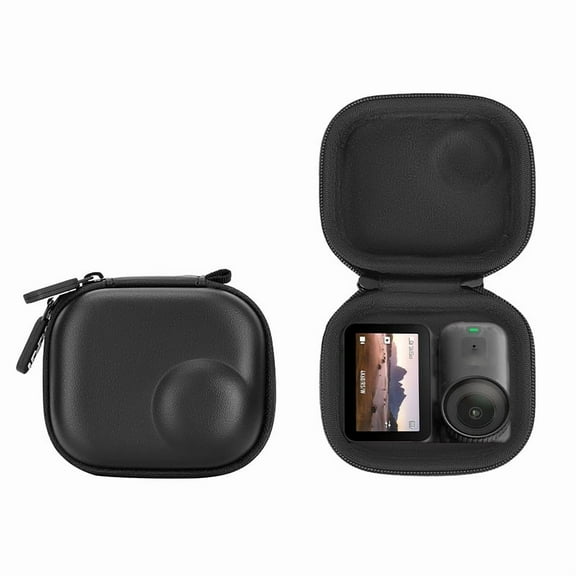 Mini Carrying Case for DJI Osmo Nano, Travel Storage Bag Waterproof PU Leather Body Protective Cover Box Portable Organizer Case for Nano Action Camera