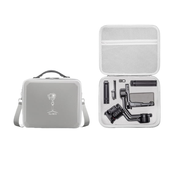 Carrying Case for RS 5, Action Camera Storage Bag Gimbal Stabilizer PU Shell Handheld Cam Sleeve Travel Organizer Box Pouch(Only Case)(Sold without manufacturer warranty)