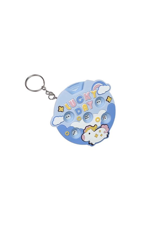 Mini Cartoon Dice Keychain for Kids Adults Couples,cute Shake&roll Fidget Toy Fun Novelty Stress Relief Bag Decor Gifts