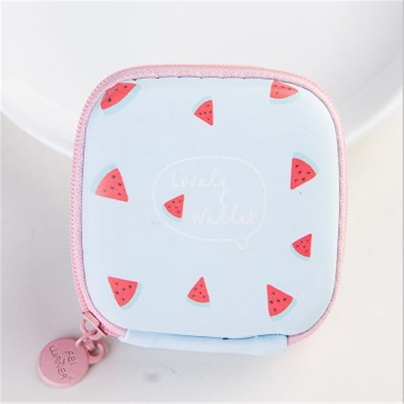 Mini Cartoon Storage Box Case Earphone Coins Cards Container Organizer Kids Girls Wallet(#2)
