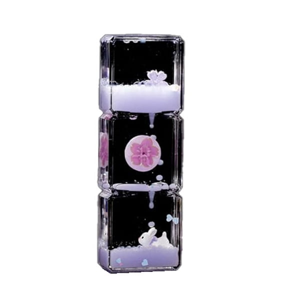 Mini Cartoons Liquid Hourglass, Hourglass for Kids, Cartoon Toy, Office/Home Desktop Decoration