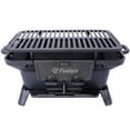 Mini Cast Iron Grill Outdoor, Portable Charcoal Grill and Tabletop Cast