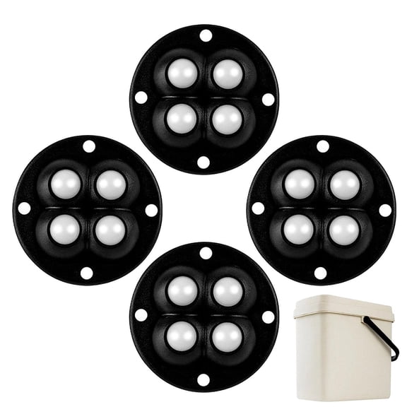 Mini Caster Wheels, Self-Adhesive Caster Wheels, Mini Swivel Casters Wheels, Degree Rotation Wheels Roller Pulley, Caster Wheels Move Small Appliances for Home and Ofice