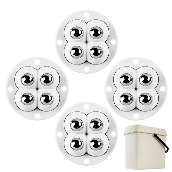 Mini Caster Wheels, Self-Adhesive Caster Wheels, Mini Swivel Casters Wheels, Degree Rotation Wheels Roller Pulley, Caster Wheels Move Small Appliances for Home and Ofice