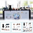 thumbnail image 1 of Mini Cat Desk Ornaments – Resin Kitten Figurines | Cute Office Decor, Car Dashboard Accessory, Handcrafted Home Accent | Set of 5 | Multicolor | Small Display Size, 1 of 4