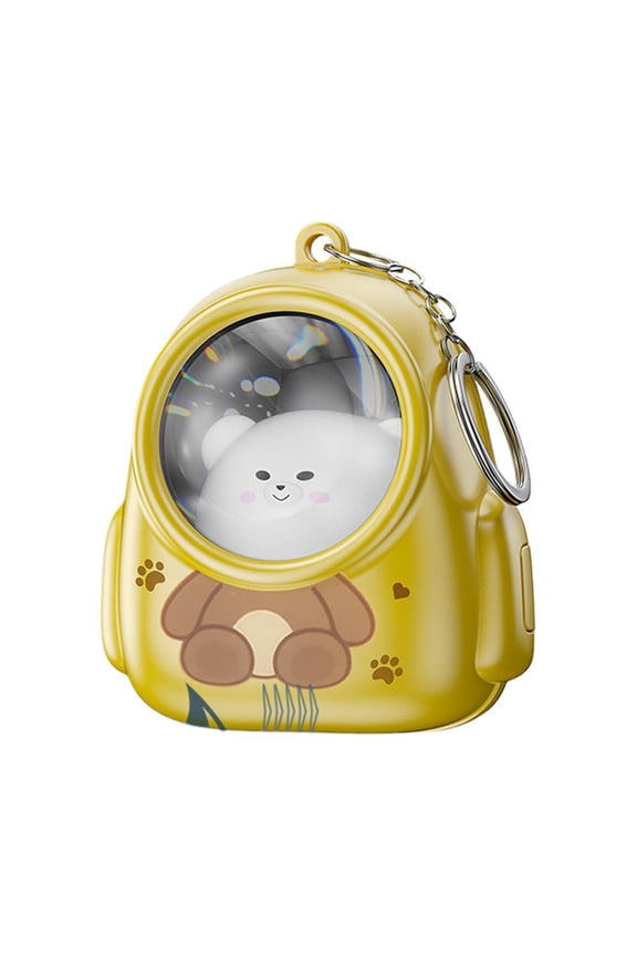 Mini Cat Keychain Flashlight, Cute Cartoon Portable LED Floodlight Pendant Light for Kids, Girls, Cat Lovers - Compact Emergency Light