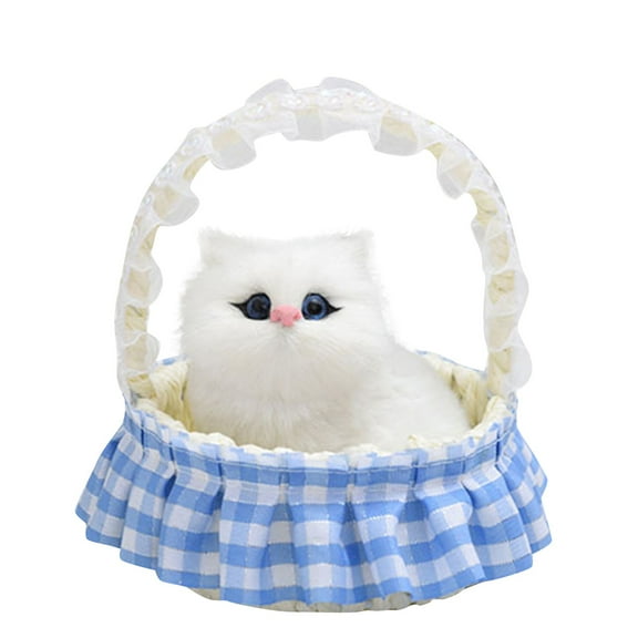 Cute Cat Toy in Hanging with Meow Sounds - Adorable Mini Doll for Kids for Boys and Girls