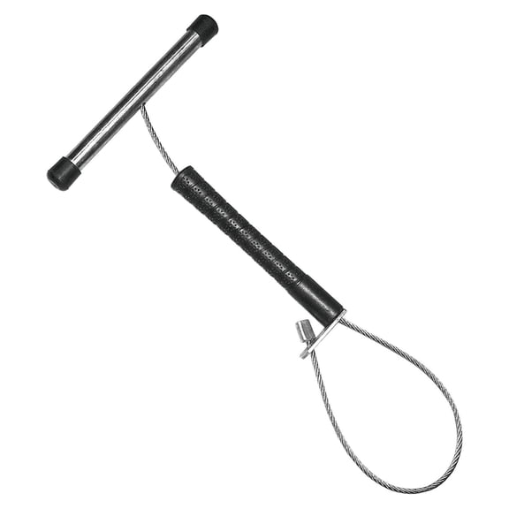 Mini Catcher Snare 16" Short Pig 4" T Handle 3/16" Aircraft Cable