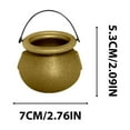 thumbnail image 1 of Mini Cauldron Kettles Novelty Candy Kettles for Halloween Decoration, Halloween Black Cauldron Candy Holder, Witches Cauldron for Pot Party Favors, 2.1x2.8in, 1 of 6