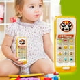 thumbnail image 1 of Kids Mini Cell Phone Toy, Musical Light Up Pretend Play, Educational Learning Toy With Numbers Sounds, Toddler Early Development Gift, 1 of 3