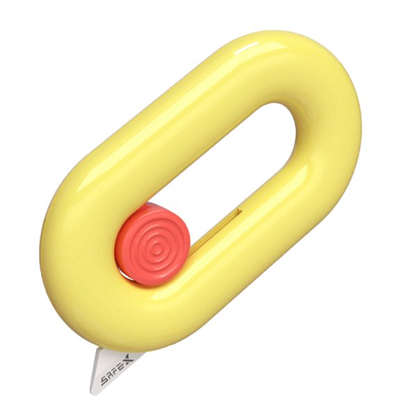 Mini Ceramic Box Cutter Retractable Safety Blade Built In Magnetic Tip Cute Small Package Opener Tool For Women Office Home Carton Tape Film Opener Box Slitter Lightweight Compact Package Opener