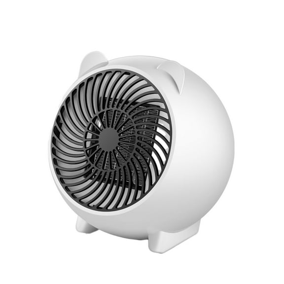 Mini Ceramic Heater Portable Warmer Two Speed Temperature Adjustment Safe Quiet for Bathroom Office Desk Indoor Use