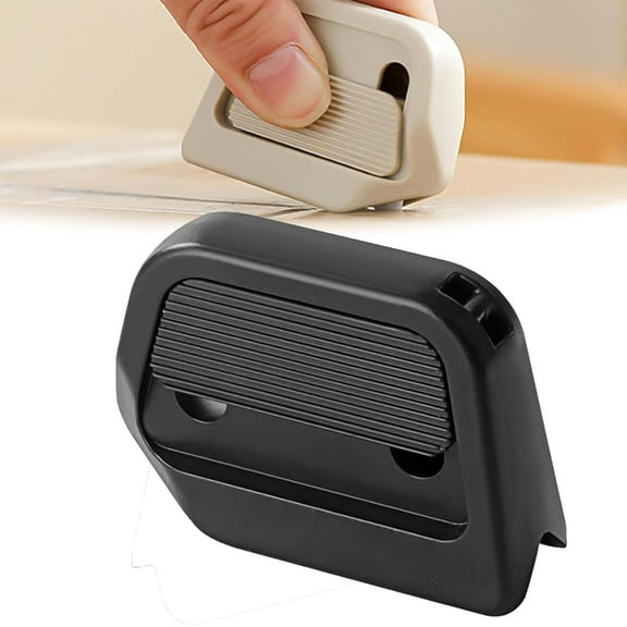 Mini Ceramic Paper Cutter, 2026 New Magnetic Retractable Box Cutter with Safety Ceramic Blades, Portable Fridge-Friendly Package Opener