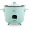 thumbnail image 1 of Mini Ceramic Rice Cooker - Designed for Single-Serve Cooking Compact with Nonstick Removable Pot, Keep Warm Function & Easy-to-Clean Sleek Design Aqua, 1 of 4