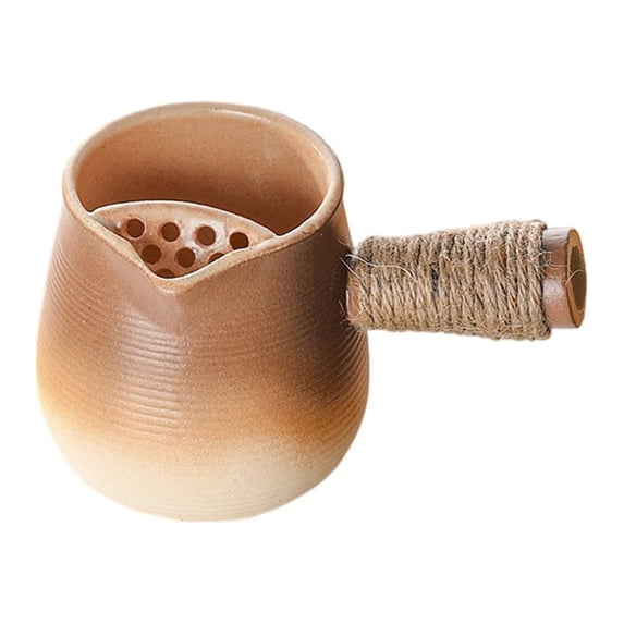 Mini Ceramic Teapot Handmade Teapots Kangfu Tea Pot Travel Tea Mug Ceramic Side Handle Jug for Carbon Furnace Electric Ceramic Furnace