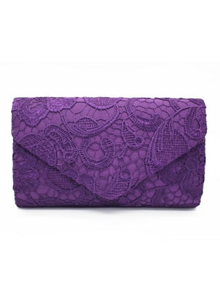 Thunder Egg - Vintage Style Faux Leather Cross-Body Bag in Lavender