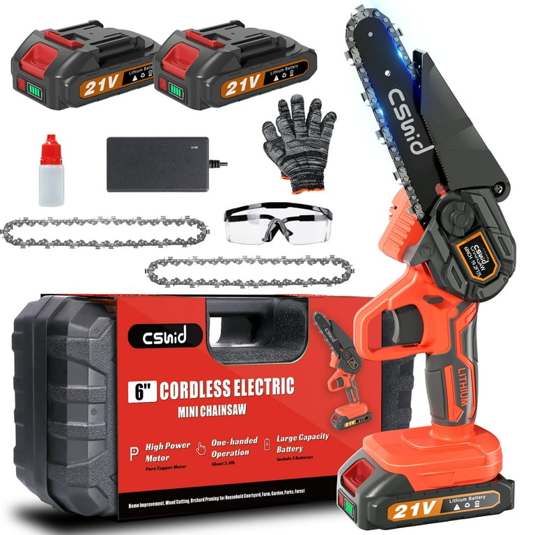 Mini Chainsaw 6 Inch Cordless 2023 Upgrade Cordless Small
