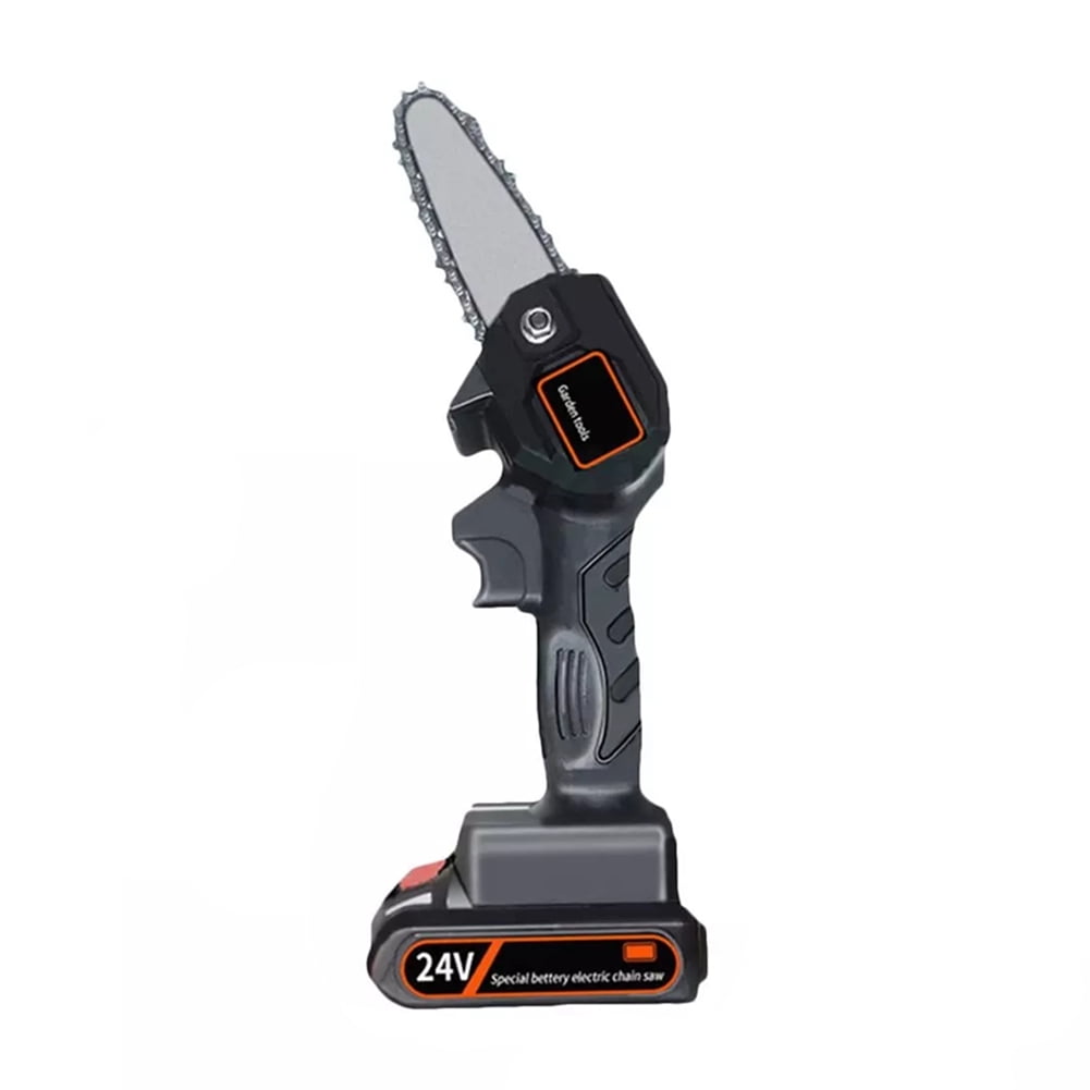Myriann Mini Portable 4” Battery Powered Chainsaw, Cordless Lightweight Adjustable Speed