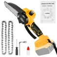 thumbnail image 1 of Mini Chainsaw compatible with Dewalt 20V Battery (Battery NOT Included), Cordless Pruning with Security Lock & Replacement Chain, Battery Powered Mini Chainsaw for Tree Trimming, 1 of 10