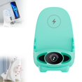 thumbnail image 1 of Mini Chair with Fast Wireless Charger, 2025 Multifunctional Wireless Charging Phone Holder, Universal Rapid Wireless Charging, Portable Mini Chair Wireless Charger Phone Holder(Green), 1 of 6