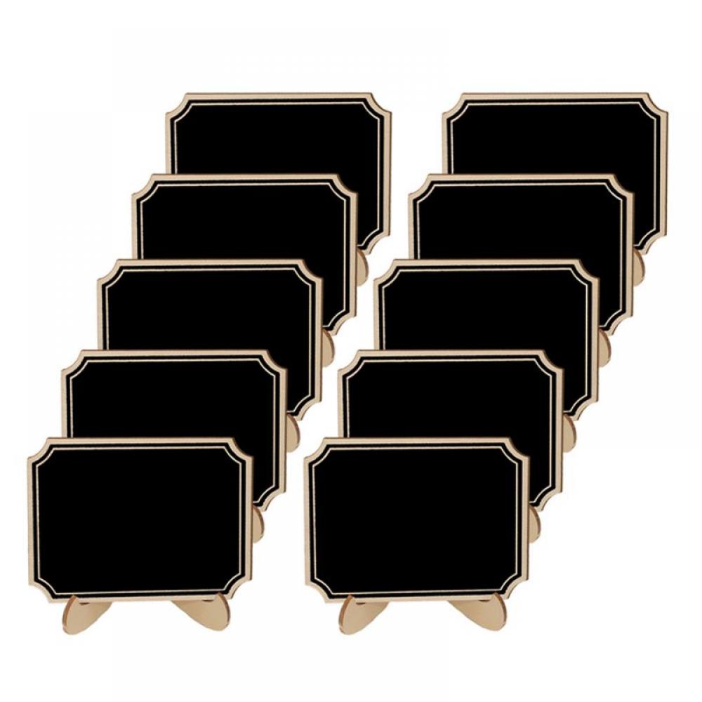 Mini Chalkboard Signs, 10PCS Small Chalkboard Labels with Easel Stand ...