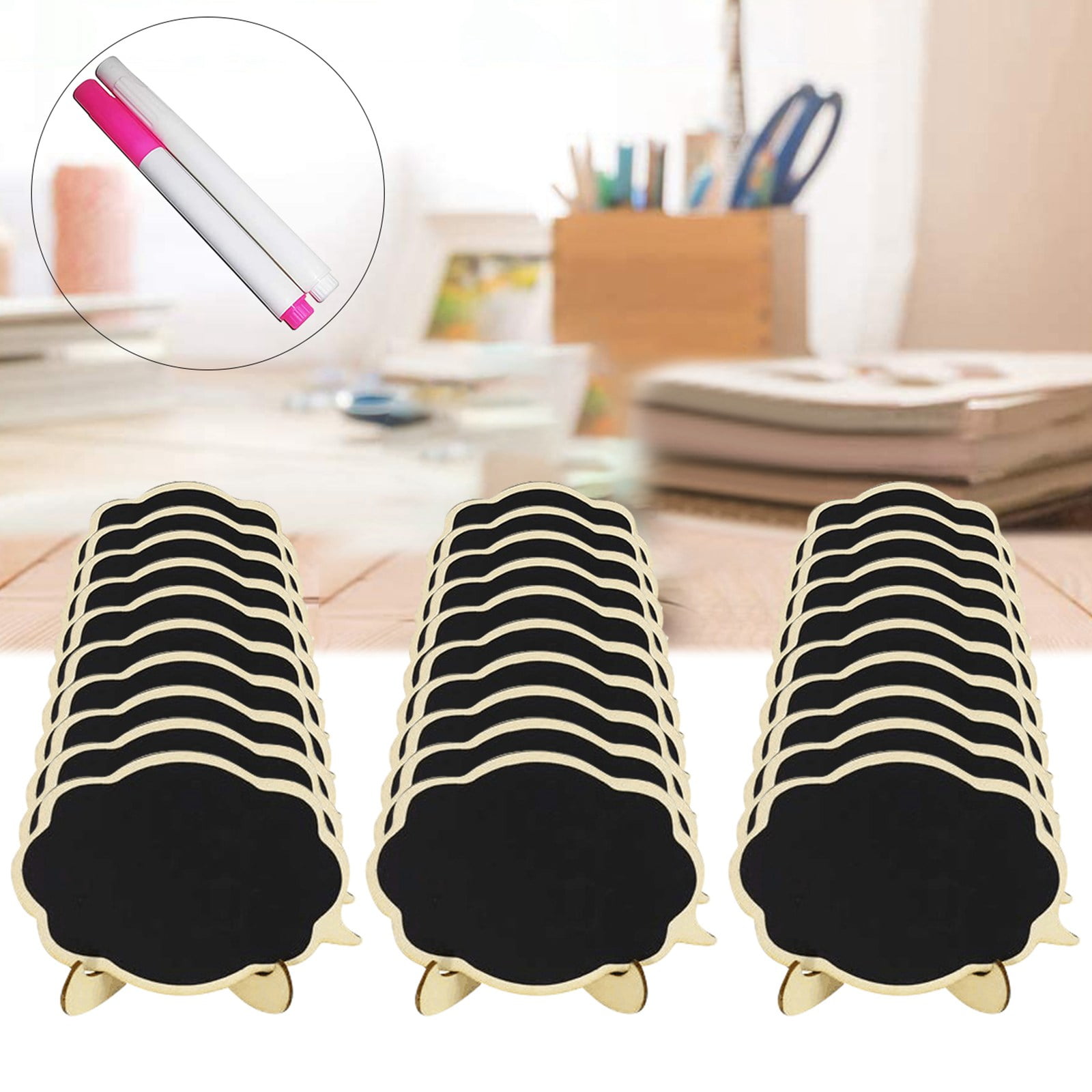 Mini Chalkboard Signs for Food 30 Pack Small Chalkboard Food Signs