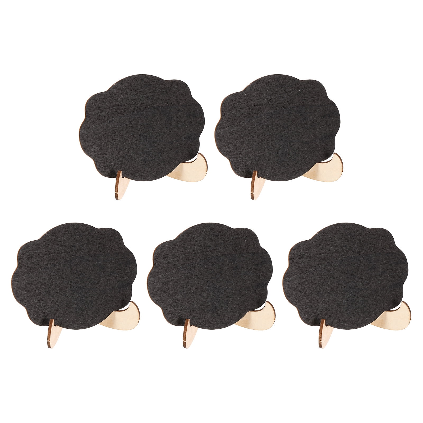 Mini Chalkboard Signs Small Blackboard Labels with Stand Wooden Cloud ...