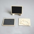 thumbnail image 1 of Mini Chalkboard Signs with Wood Stand 4x3 in, Reusable Food Label Table Place Cards for Buffet, Weddings, Parties (10 Pack), 1 of 6