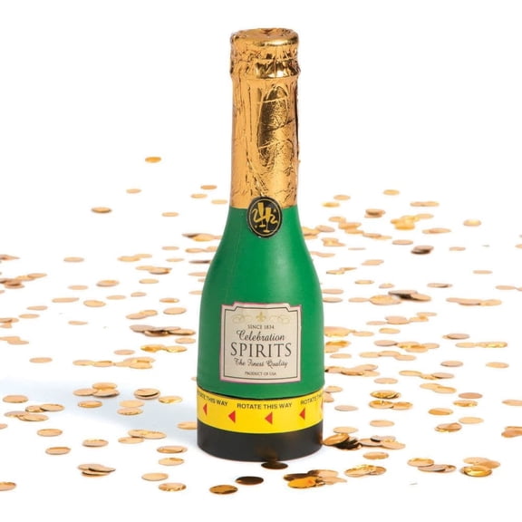 Mini Champagne Confetti Party Popper - Party Decor - 12 Pieces