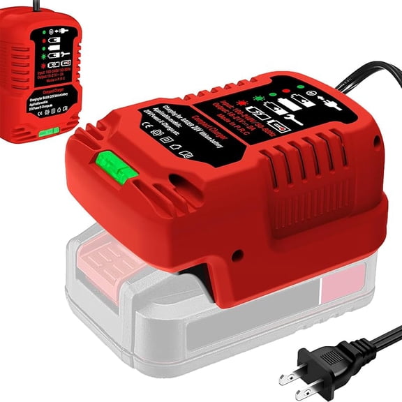 Mini Charger Compatible for Bauer 20V Lithium-Ion Battery Replacement for Lithium-Ion Charger Station