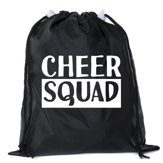 Mini Cheer Drawstring Bag Pom and Cheer Goodie Bag Team Cheer and Pom Cinch Bags