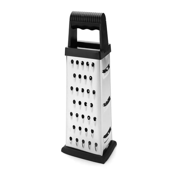 Mini Cheese Grater Stainless Steel Loaf Grater with Handle - Small Box Grater for Garlic Nutmeg Chocolate Zucchini Potatoes - 4 Sided Grating Surfaces Dishwasher Safe Kitchen Tool for Home,1pc