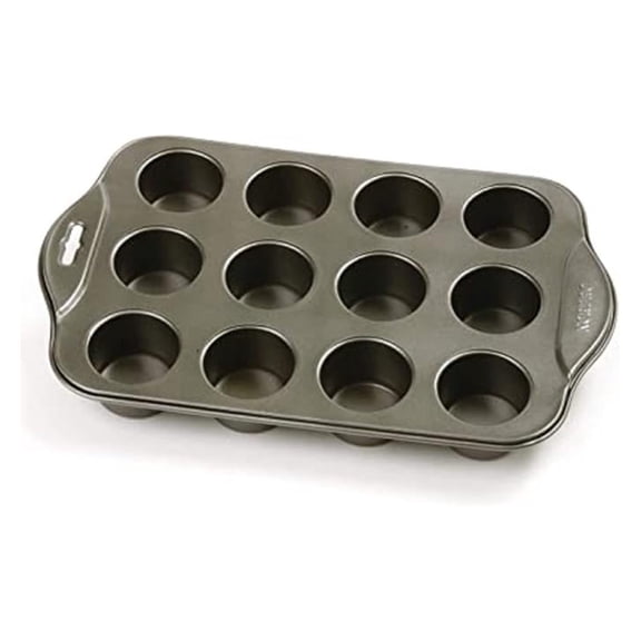 Mini Cheesecake Pan - 12 Cup Nonstick Tart Pan, 8.25x13 Inch Baking Pan for Cheesecake, Quiche, Tartlets, Muffins - Kitchen Baking Accessories