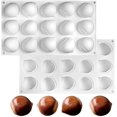 Mini ChestnutShaped Silicone Mold 15 Cavity NonStick Gummy Mold for