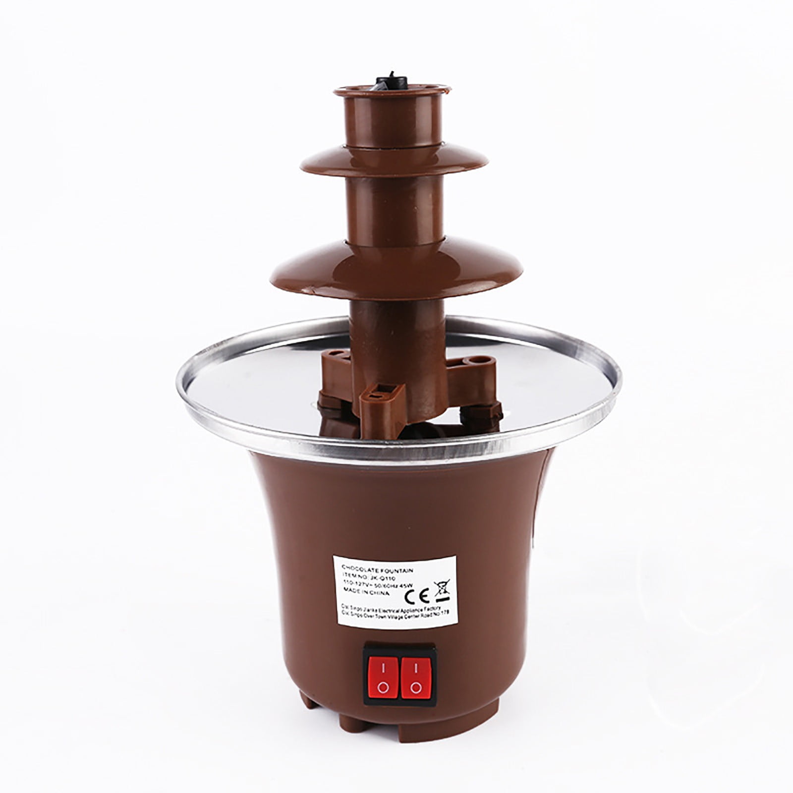 Mini Chocolate Fountain Machine, 3-Tier Fondue Fountain for Parties and ...