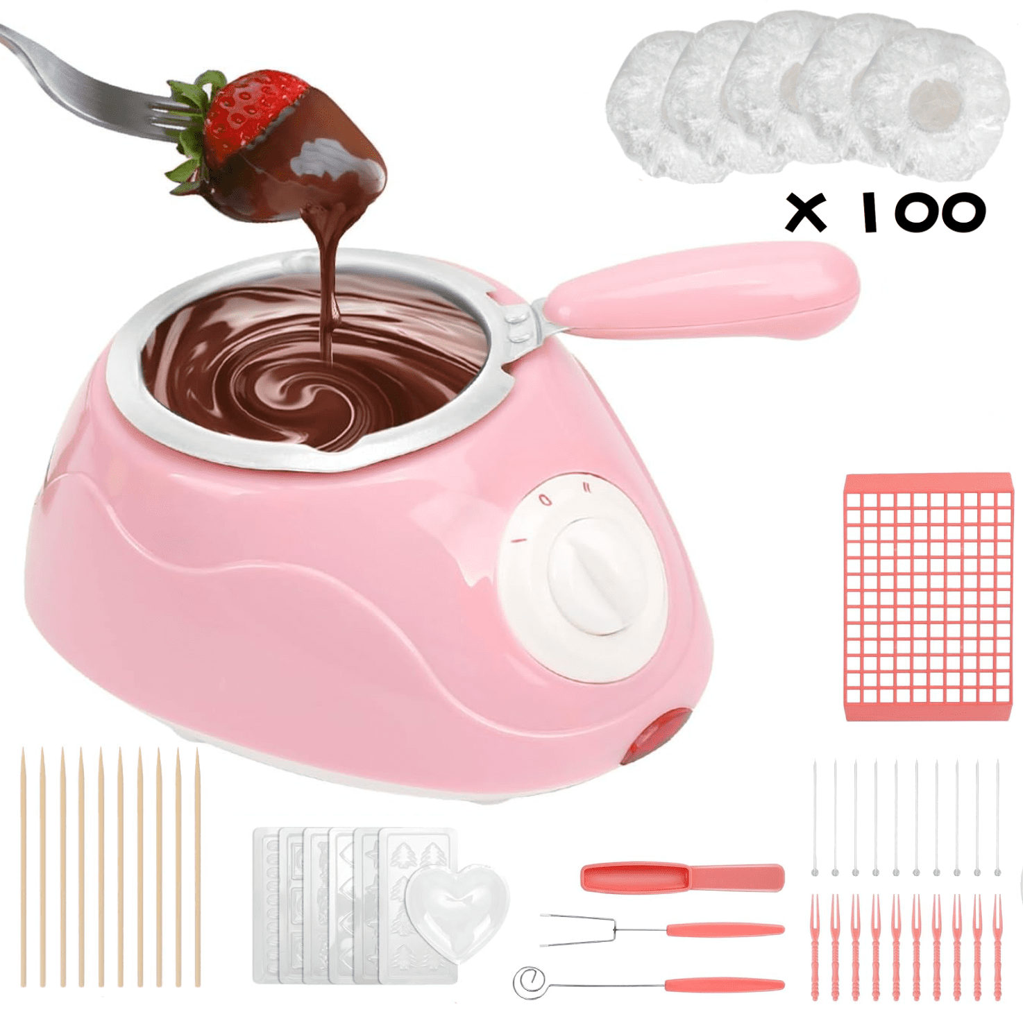 Chocolate Melter Mini Chocolate Melting Pot, Chocolate Fondue