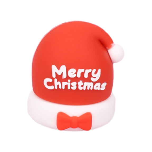 Mini Christmas Deer Pencil Sharpener, Cute Soft Rubber Manual Sharpener, Portable Silicone Pencil Pointer for Holiday Gift Exchanges