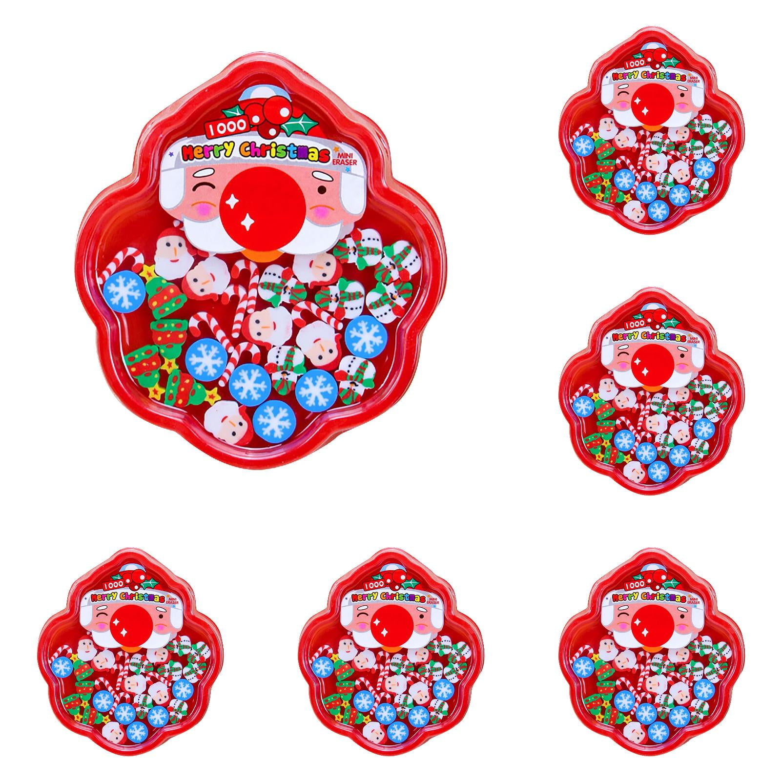 Mini Christmas Erasers For Kids Cute Erasers For Kids Party Gifts