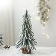 thumbnail image 1 of Mini Christmas Falling Snow Tree Decorations - Small Desktop Holiday Scene Props - Festive Tabletop Christmas Tree Arrangements - Cute Home & Office Holiday Decor, 1 of 6
